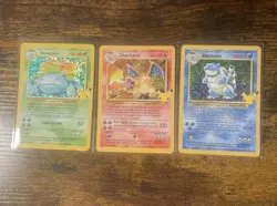Pokemon TCG Celebrations - Charizard, Blastoise, Venusaur Holo Set (All MINT) - Image 1