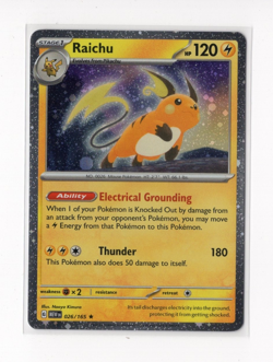 Pokemon TCG SV 151 Sam's Club Promo Raichu 026/165 NM - Image 1