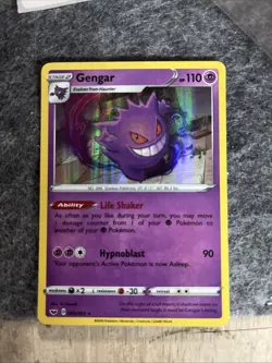 Pokemon TCG Gengar Reverse Holo 085/202 Sword And Shield NM Condition - Image 1
