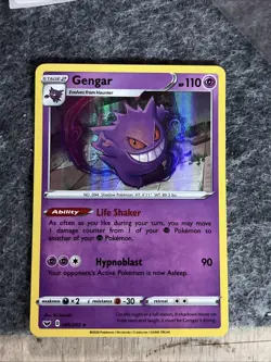 Pokemon TCG Gengar Reverse Holo 085/202 Sword And Shield NM Condition - Image 2