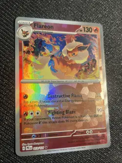 Flareon 13/131 Pokemon TCG S&V Prismatic Evolutions Pokeball Rare Holo NM - Image 3