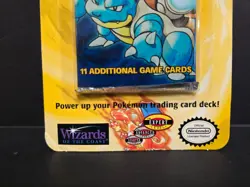 1999 WOTC Pokemon Base Set Sealed Booster Blister Pack Blastoise - Image 3