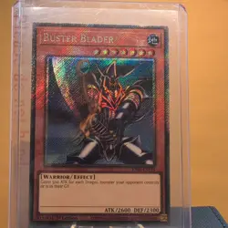 RA04-EN115 Buster Blader : Platinum Secret Rare 1st Edition Mint YuGiOh Card - Image 1