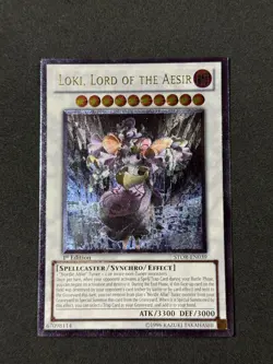 Yugioh Loki, Lord of the Aesir STOR-EN039 Ultimate Rare 1st Edition NM - Image 1
