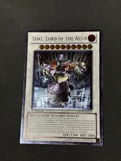 Yugioh Loki, Lord of the Aesir STOR-EN039 Ultimate Rare 1st Edition NM - Image 3