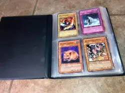 VTG 1996 KONAMI YU-GI-OH TRADING CARD GAME ALBUM W/ 112 CARDS KAZUKI TAKAHASHI - Image 2