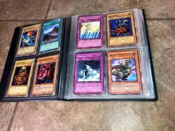 VTG 1996 KONAMI YU-GI-OH TRADING CARD GAME ALBUM W/ 112 CARDS KAZUKI TAKAHASHI - Image 3