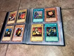 VTG 1996 KONAMI YU-GI-OH TRADING CARD GAME ALBUM W/ 112 CARDS KAZUKI TAKAHASHI - Image 5