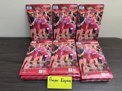 ONE PIECE Heroines EB-03 Sleeved Booster pack English (Lot of 16)- NEW SEALED - Image 1