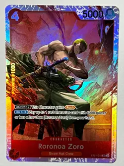 Roronoa Zoro ST21-015 Foil SR Gear 5 EX Starter Deck 21 - Image 1