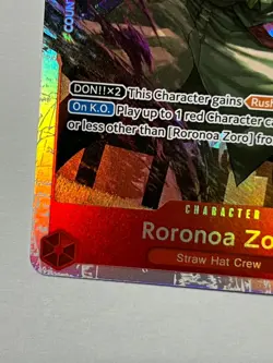 Roronoa Zoro ST21-015 Foil SR Gear 5 EX Starter Deck 21 - Image 4