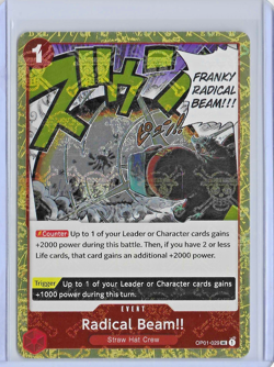 Radical Beam!! (Jolly Roger Foil) - One Piece: The Best - OP01-029 - Image 1