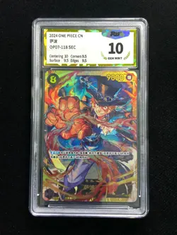 2024 One Piece 500 Years in the Future TCG S-CHN OP07-118 SEC Sabo PGS 10 LU57 - Image 1