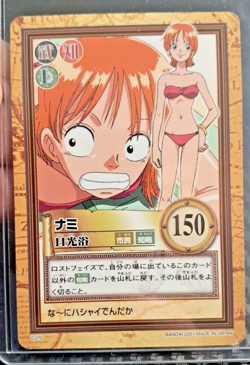 BANDAI One Piece Hyper Battle NAMI SCARCE C370 EARLY CARD VINTAGE LUFFY CREW - Image 1