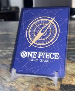 NCAA Bandai Namco One Piece CCG Monkey D. Luffy US Voyage Promo Full Art Holo A - Image 5