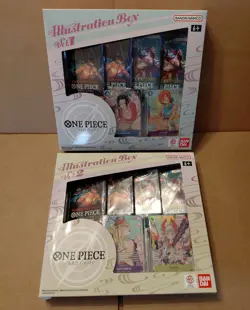 One Piece Illustration Box Volume 1 & Volume 2 LOT OF 2 Sealed Boxes - Image 1