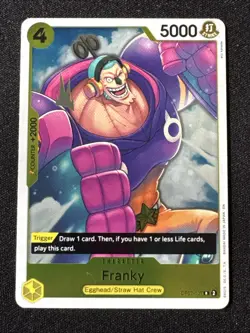 Franky OP07-107 R Cold Foil The Best Vol.2 -Near Mint- One Piece CCG - Image 1