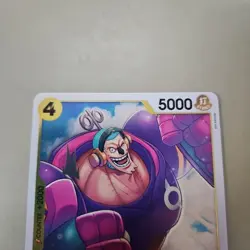 One Piece Franky (OP07-107/201) OP07 500 Years in the Future FOIL NM TCG CCG - Image 2
