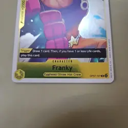 One Piece Franky (OP07-107/201) OP07 500 Years in the Future FOIL NM TCG CCG - Image 3