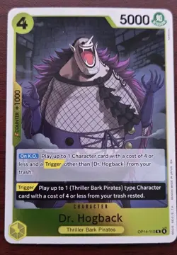 Dr. Hogback Foil OP14-110 The Azure Sea's Seven One Piece English - Image 1