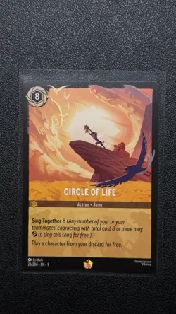 Disney Lorcana Fabled - Circle Of Life Legendary 26/204 - Image 1