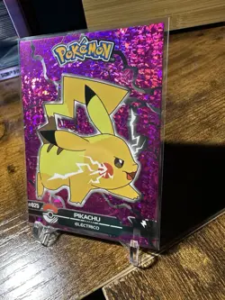 2025 Pokemon Crystal Card Collection #025 Pikachu Black Dark Limited Edition - Image 2