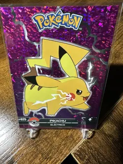 2025 Pokemon Crystal Card Collection #025 Pikachu Black Dark Limited Edition - Image 4