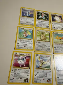 Pokemon OG 15 Card Bulk Lot NO DUPLICATES LP-NM RARE WOTC Vintage Original c - Image 2