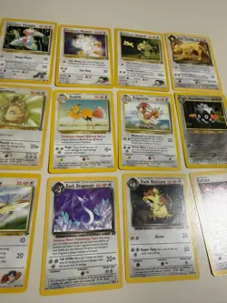 Pokemon OG 15 Card Bulk Lot NO DUPLICATES LP-NM RARE WOTC Vintage Original c - Image 3