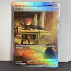 Pokemon TCG Scarlet & Violet Penny Holo Card 252/198 Special Illustration Rare - Image 1