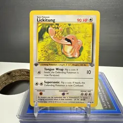Pokemon Card Lickitung 38/64 Jungle 1st Edition - Image 1
