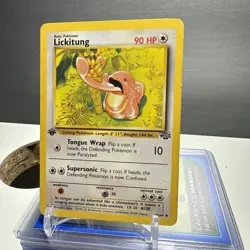 Pokemon Card Lickitung 38/64 Jungle 1st Edition - Image 2