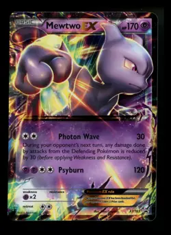 Mewtwo EX XY183 Black Star Promo 2016 Holo Pokemon Card TCG - Image 1