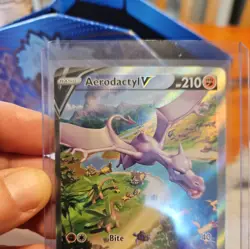 Aerodactyl V 180/196 Lost Origin Alt Art Ultra Rare Pokemon Card NM/M Pack Fresh - Image 4