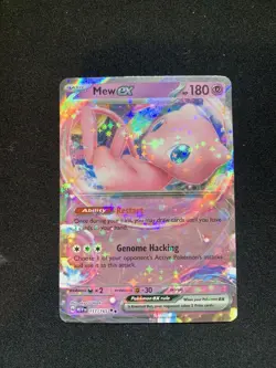 Pokemon Mew EX TCG Scarlet & Violet Holo Double Rare Card 151/165 - Image 1