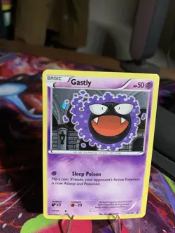 Pokemon TCG Gastly XY132 Holo Black Star Promo Card LP - Image 1
