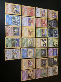 Pokemon TCG Vintage Card Lot Cards. FOSSILE BASE NEO GYM - Image 1