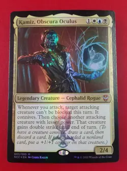 1x Kamiz, Obscura Oculus | FOIL | New Capenna Commander | MTG Magic Cards - Image 1