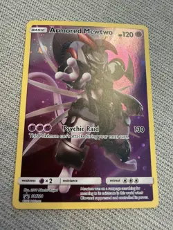 Pokemon TCG English Armored Mewtwo Holo Promo Card Sun & Moon SM228 - Image 4