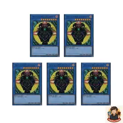 5 card Magician of Black Chaos TDPP-JP011 Ultra Rare Japanese YuGiOh - Image 1