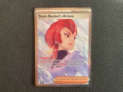 Team Rockets Ariana NM SIR 237 Destined Rivals Pokemon TCG Card Team Rocket - Image 2