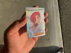 Team Rockets Ariana NM SIR 237 Destined Rivals Pokemon TCG Card Team Rocket - Image 5