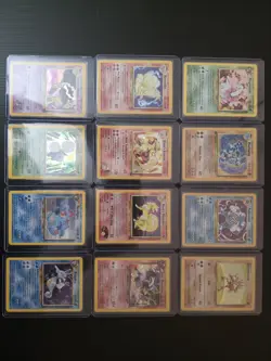 POKEMON TCG VINTAGE HOLO RARE LOT 12 CARDS HITMONCHAN KINGDRA ASSORTED HOLOS - Image 2