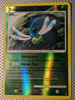 Yanma Supreme Victors Pokemon TCG Reverse Holo Rare Card SH9 !!MINTY!! - Image 1