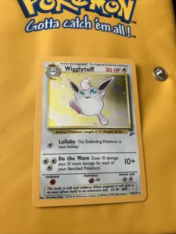 Wigglytuff - 19/130 - Pokemon Base Set 2 Holo Rare Card WOTC LP - Image 1