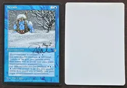 SIGNED MtG Magic Phil Foglio Artist Proof _ Spanish Ice Age _ SNOWFALL _ VHTF! - Image 1