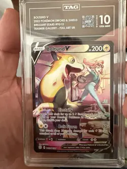 Pokemon TCG Flareon EX Prismatic Evolutions 146/131 with tag 10 mystery slab - Image 3