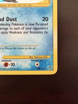 Articuno Holo Supreme Victors 148/147 Pokemon TCG Secret Rare 2009 Diamond Dust - Image 5