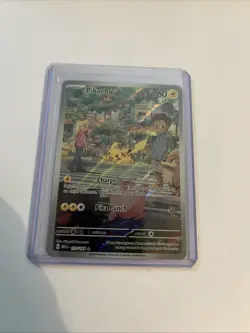 Pokemon TCG SV2a Scarlet & Violet Pikachu Full Art 173/165 NM Condition - Image 1