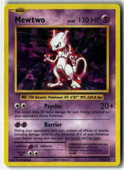 Mewtwo ⭐ 51/108 Holo Cracked Ice Rare Evolutions 2016 Pokemon NM/LP - Image 1